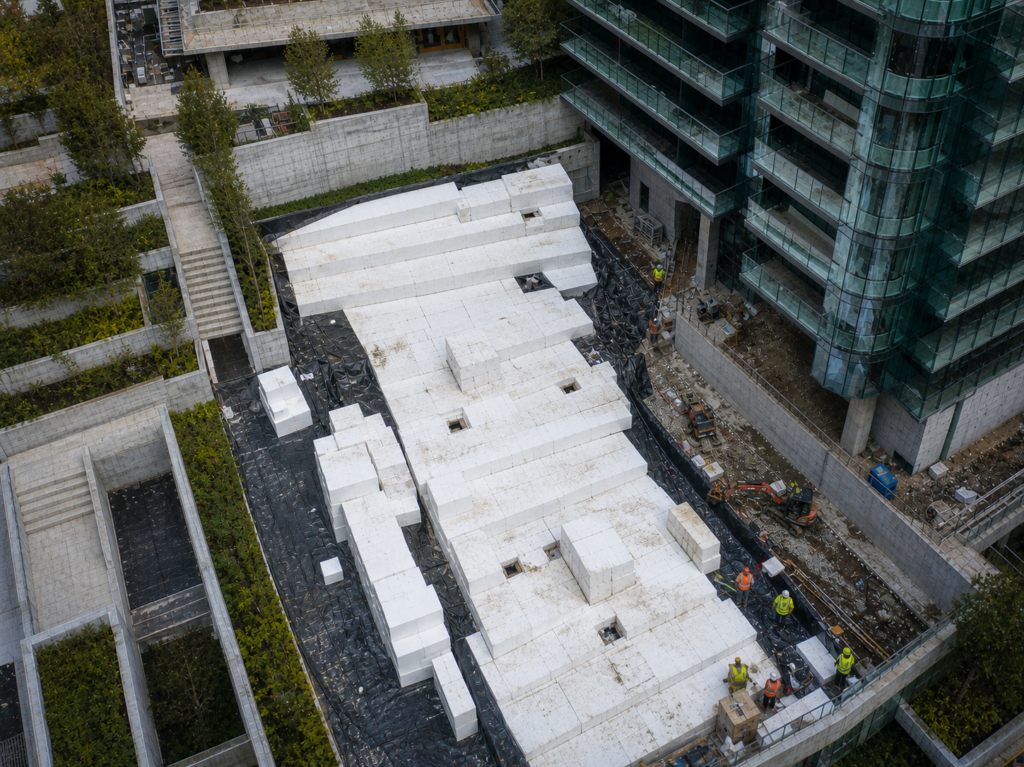 Geofoam in Landscaping Picture