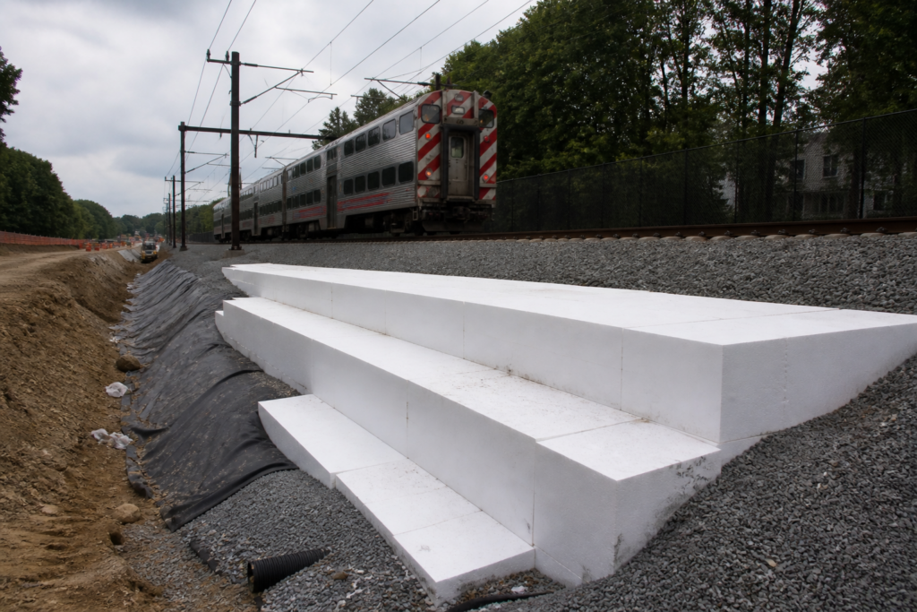 Geofoam Transit Install Picture