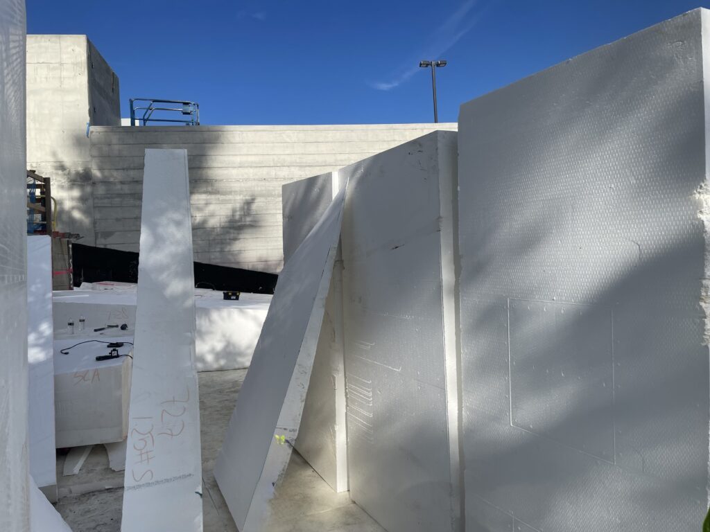 Geofoam - Parking Garage - Lightweight Foam Build UP