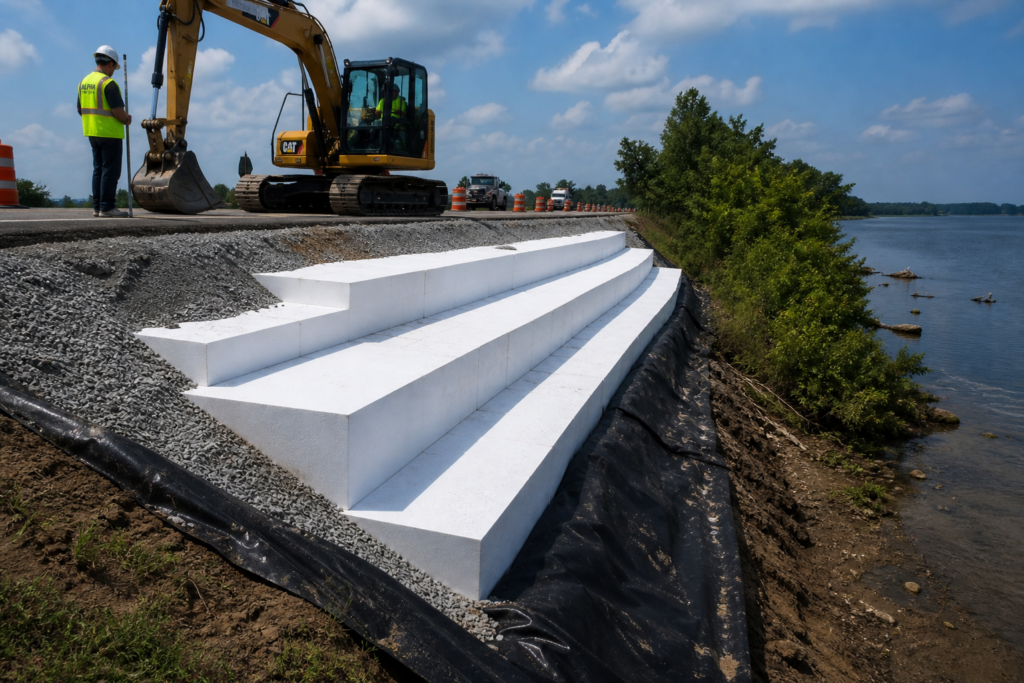 Geofoam Roadway Embankment